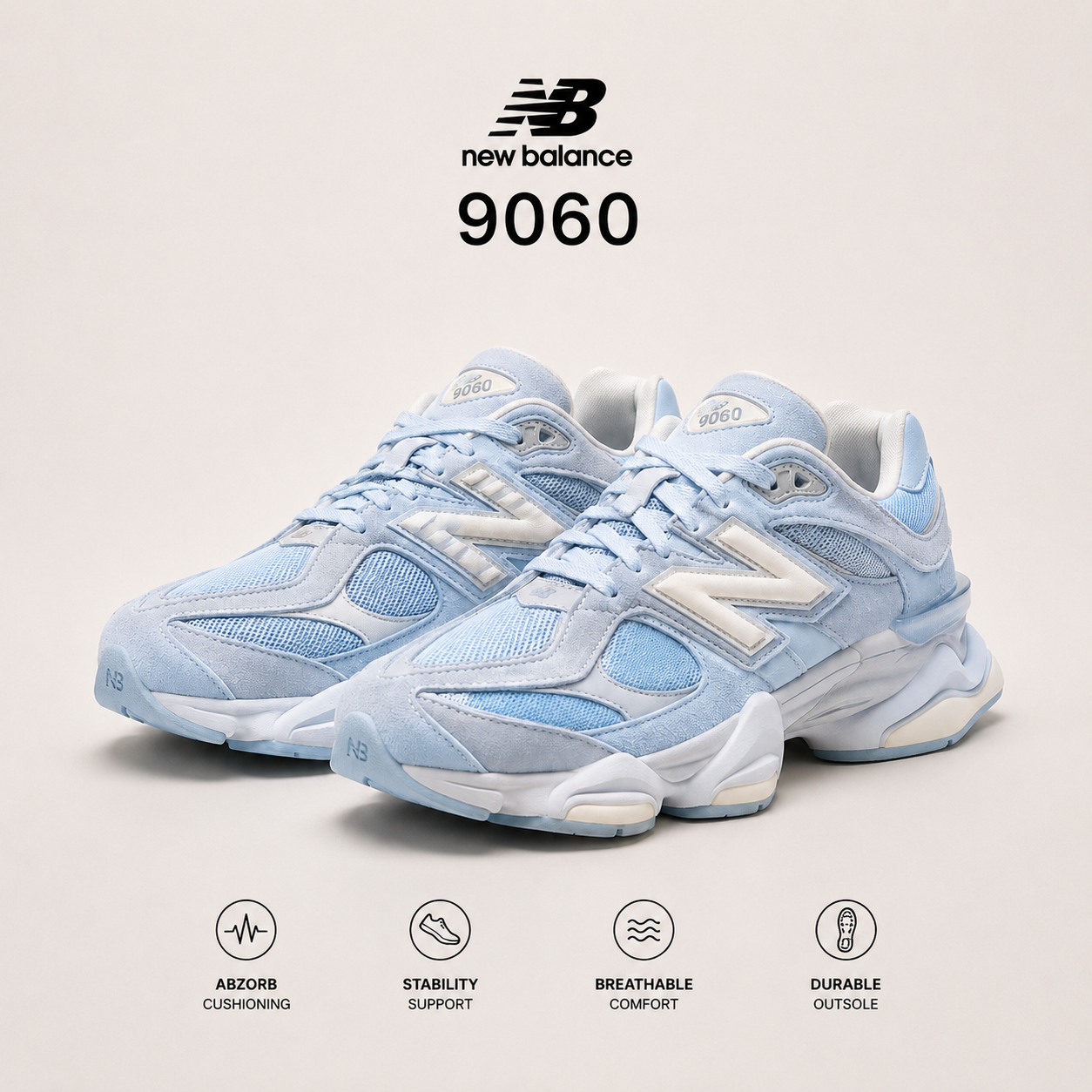 NB LIGHT BLUE - 9060