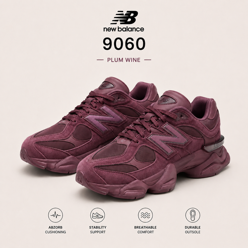 New Balance 9060 PLUM WINE